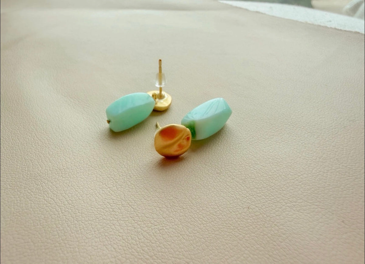 „Neptun“ Opal-Ohrstecker
